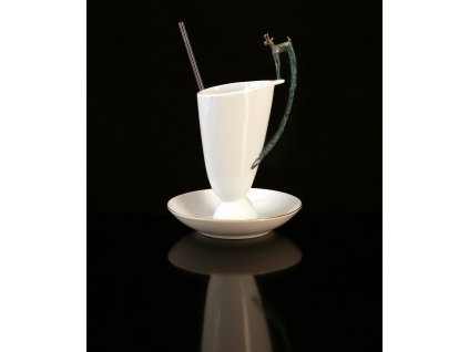 lázeňské pohárky, pohárky, karlovarský porcelán, český porcelán, atelier lesov