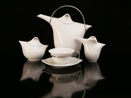 Porcelánová čajová souprava - Kapka 391 | Luxusní porcelán - Atelier JM Lesov