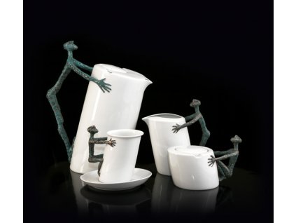 Porcelánová kávová souprava - Sisyfos | Luxusní porcelán - Atelier JM Lesov