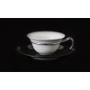 Čajový šálek s podšálkem - Kapka 390 | Luxusní porcelán - Atelier JM Lesov