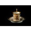 Kávový šálek s podšálkem - Vídeňské šálky 1233 | Luxusní porcelán - Atelier JM Lesov