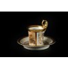 Kávový šálek s podšálkem - Vídeňské šálky 1233 | Luxusní porcelán - Atelier JM Lesov