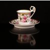 Kávový šálek s podšálkem - Vídeňské šálky 121 | Luxusní porcelán - Atelier JM Lesov