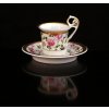 Kávový šálek s podšálkem - Vídeňské šálky 120 | Luxusní porcelán - Atelier JM Lesov