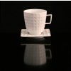 Snídaňový šálek s podšálkem - Polygon 153 | Luxusní porcelán - Atelier JM Lesov
