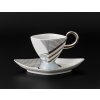 Kávový šálek s podšálkem - Excalibur 800 | Luxusní porcelán - Atelier JM Lesov