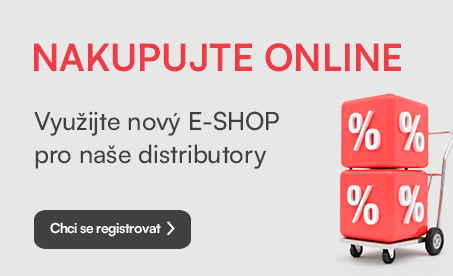 NAKUPUJTE ONLINE | Využijte nový E-SHOP pro naše distributory
