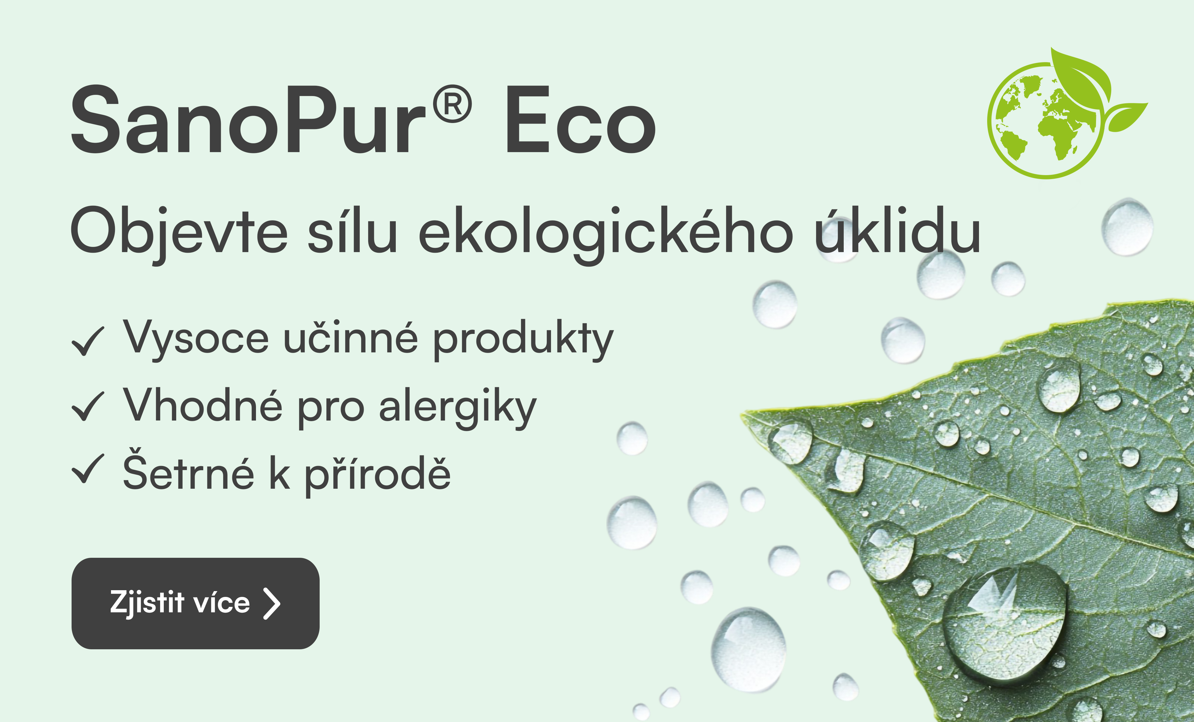 SanoPur® Eco | Ekologické uklízecí prostředky