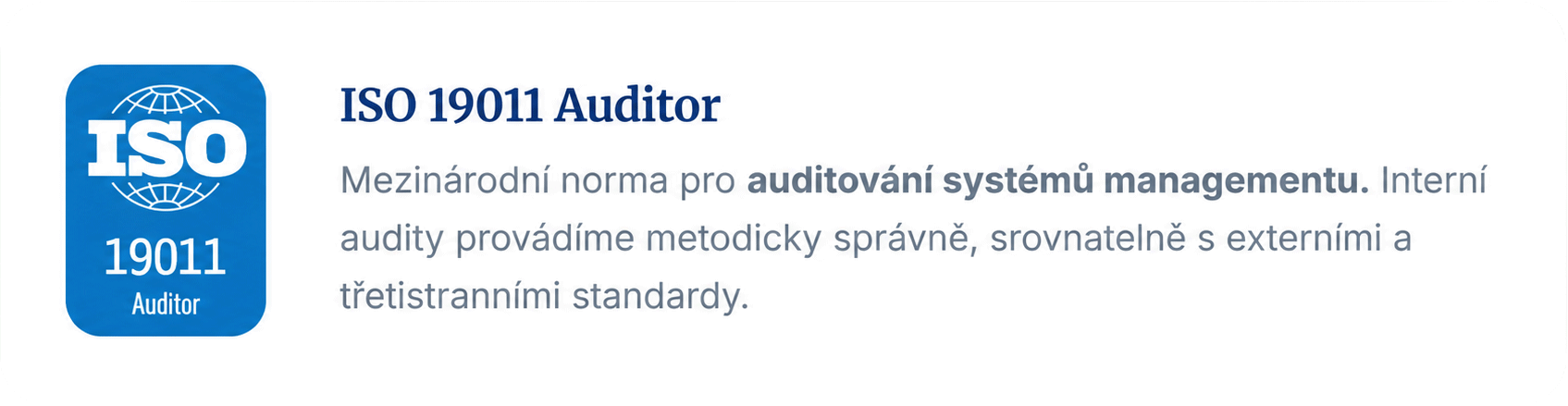 SafeFood ISO auditor