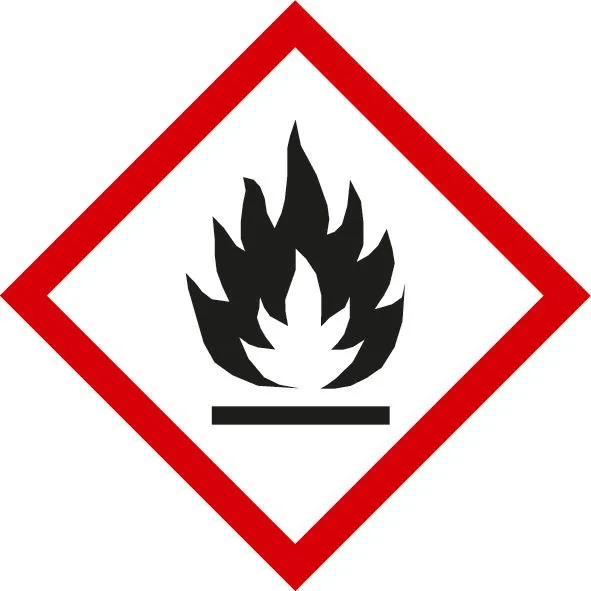 Výstražný symbol hořlavina