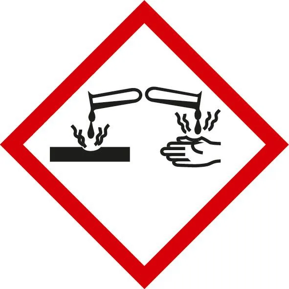 Výstražný symbol žíravina