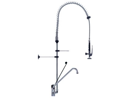 Stojánková sprchová sestava SPIR s ramínkem a pákou