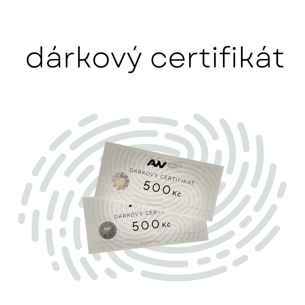 Authentic World dárkový certifikát