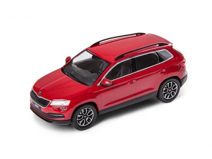 Model Karoq - červená Velvet (1:43)