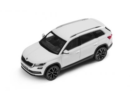 Model Kodiaq - Bílá Moon (1:43)