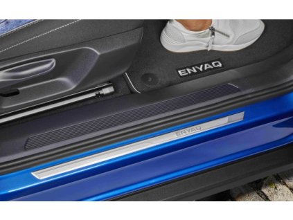 Enyaq: Dekorativní prahové lišty - nerezová ocel