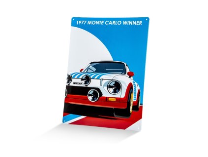 Plechová cedule Škoda Icons s motivem vozu Škoda 130 RS