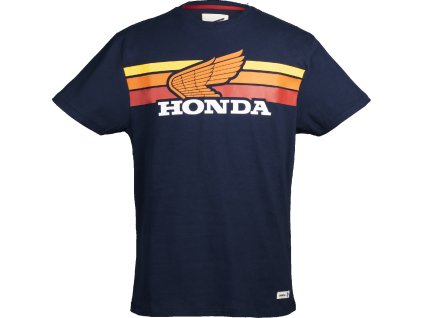 08HOV T18 3 FRONT SUNSET TEE NAVY BLUE