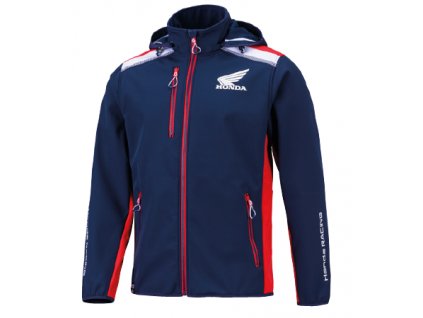 Softshell bunda Honda Racing - modrá