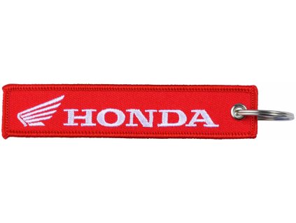 Honda klíčenka RACING Fabric red