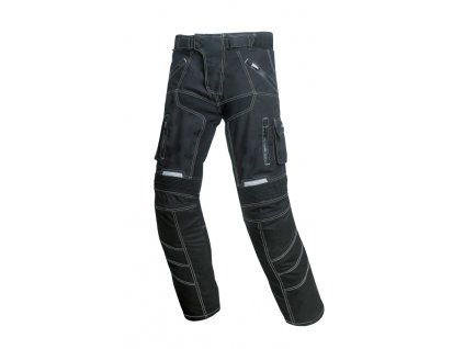 panske textilni moto kalhoty spark pero cerne