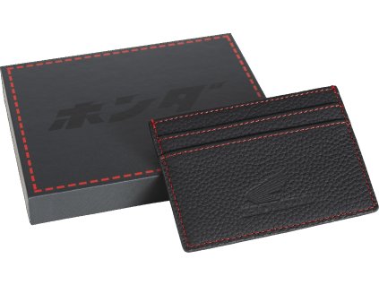 08AUD TAC 003 BACK HONDA HTG LEATHER WALLET