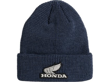 08AUD THA 001 FRONT HONDA WING HTG BEANIE NAVY BLUE