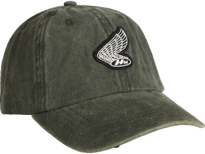 08AUD THA 005 FRONT HONDA HTG WING HTG BBALL CAP OLIVE GREEN