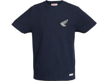 08AUD TTE 003C FRONT HONDA WING HTG LOGO TEE NAVY BLUE
