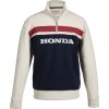 08AUD THD 002 FRONT HONDA HTG QUARTER ZIP TRICOLOUR
