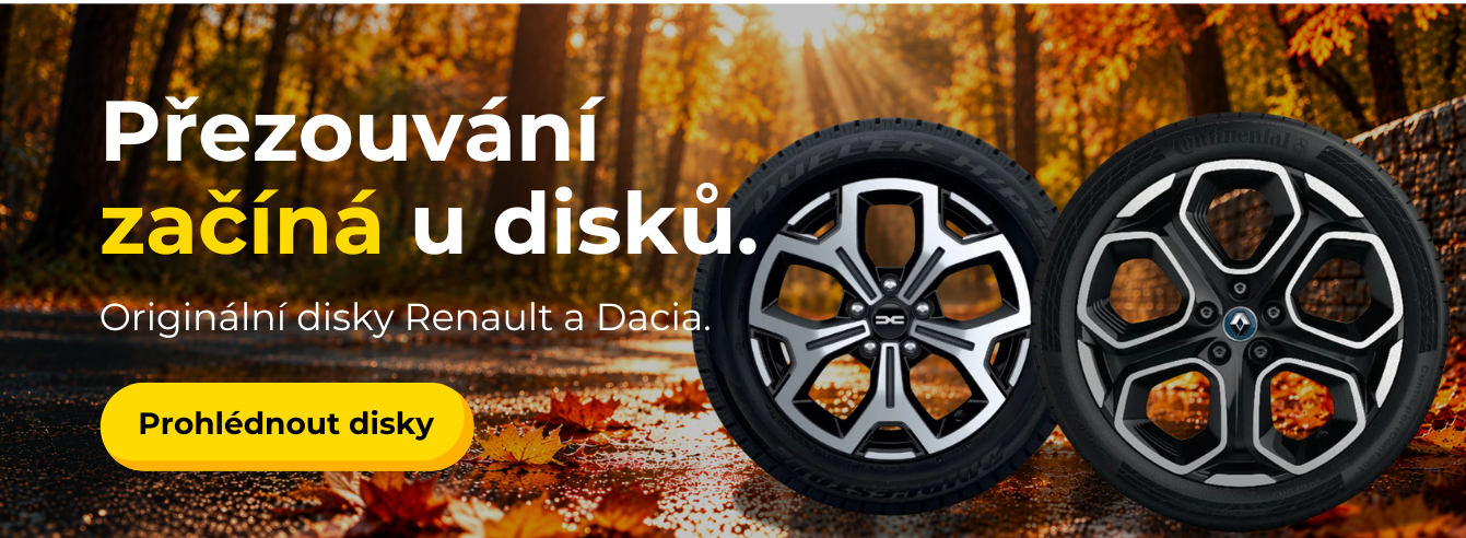 Originální disky Renault a Dacia