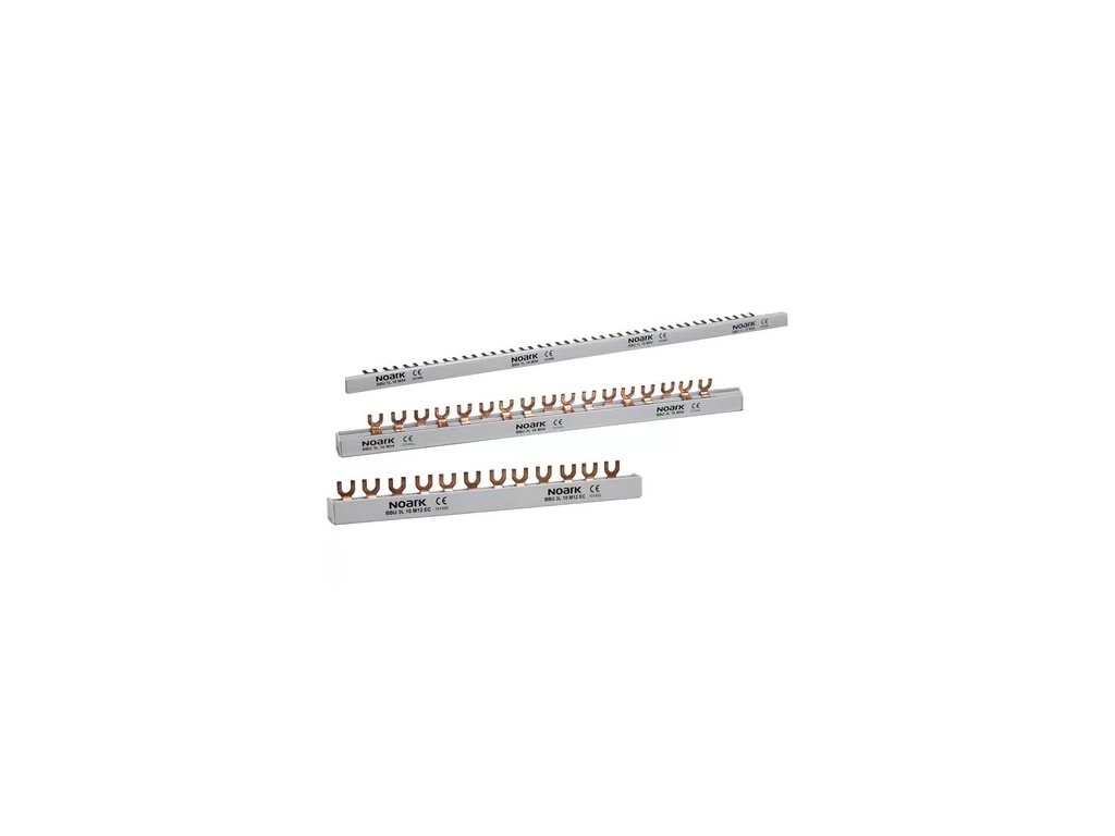 Prepojovacia lišta 1fázová 10mm2 63A, 54 modulov 101446