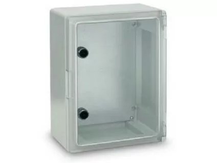 Rozvádzač plastový prázdny 250x330x130mm IP65 priehľadné dvierka CP5012