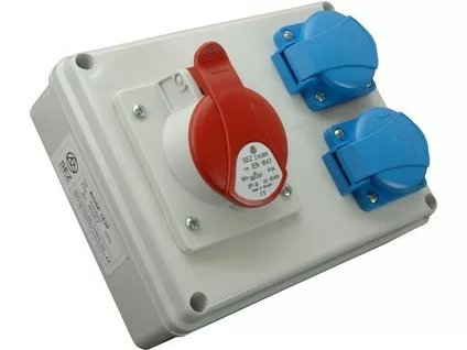 Rozvodnica IP 54 - 1x16A/4P/ 400V + 2x 250V ROSP 1630