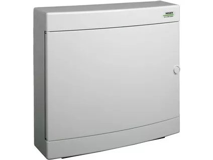 Rozvodnica na povrch 2x18 modulov IP40 biele dvere 101508