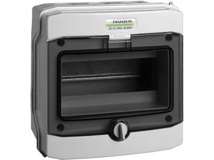 Rozvodnica na povrch 8 modulov IP65 priehľadné dvere 101493