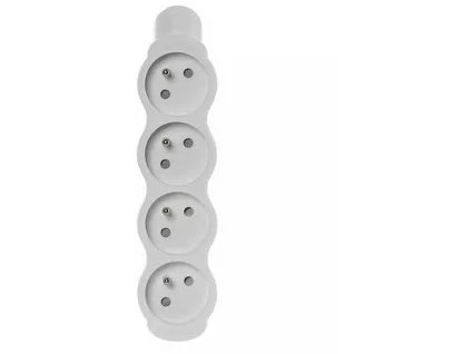 Samostatné zásuvky 4x2P+PE P0400N biela