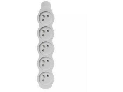 Samostatné zásuvky 5x2P+PE P0500N biela