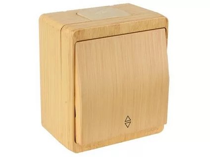 Spínač č.6 Buk IP44 2150 003 0140