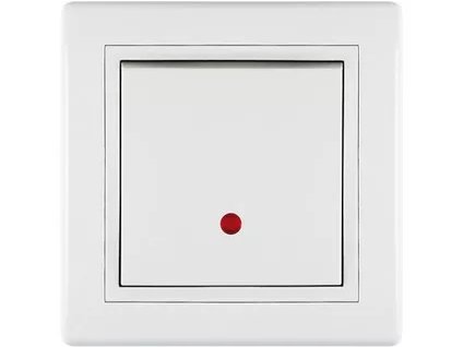 Spínač. 1 so signalizačným osv. 16A 250V~ biela 6191.000