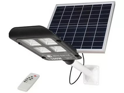 Svietidlo LED pouličné solárne HL0740060100 100W čierne