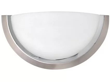 Svietidlo stropné HL634W 1x60W chróm+matný chróm
