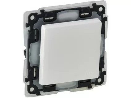 VALENA LIFE tlačidlo s prepínacím kontaktom biela IP44 752171