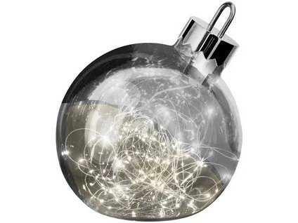 Vianočná LED dekorácia Ornament 72223 dymová