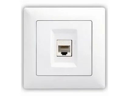 VISAGE SIMPLE Dátová zásuvka Cat 6 biela