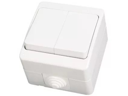 VISAGE WAT Sériový spínač č. 5 biela IP54