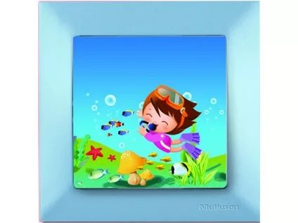 Vypínač CANDELA KIDS -DIVER -modrá 2127 528 0112