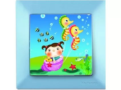 Vypínač CANDELA KIDS -SEA HORSE -modrá 2127 520 0112