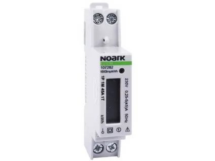Elektromer 1-pólový, 1-modulový, 45 A, 1-tarifný, LCD 107782