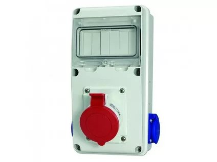 Zásuvková rozvodnica 32A 2x230V 633.3W